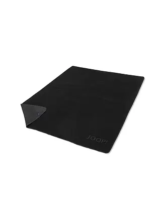 JOOP | Manta para el hogar "Uni Doubleface" 150x200cm (Ecru-Feder) | schwarz